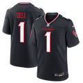 Houston Texans Tank Dell Navy Team Game Jersey