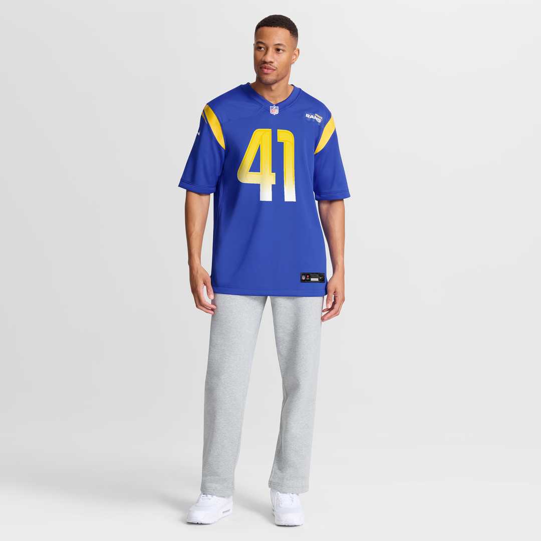 Los Angeles Rams Cameron McCutcheon Royal Game Jersey