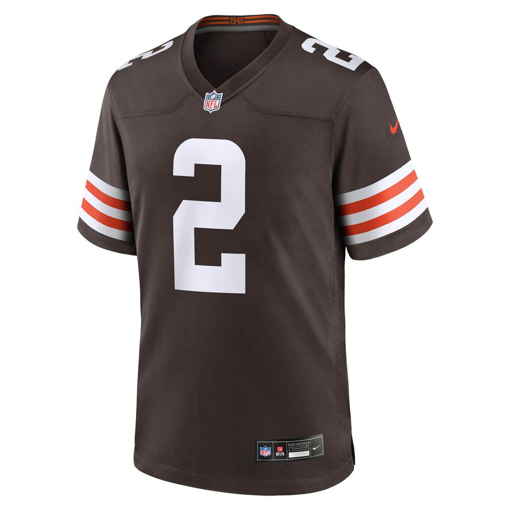 Cleveland Browns Shedeur Sanders Brown Game Jersey
