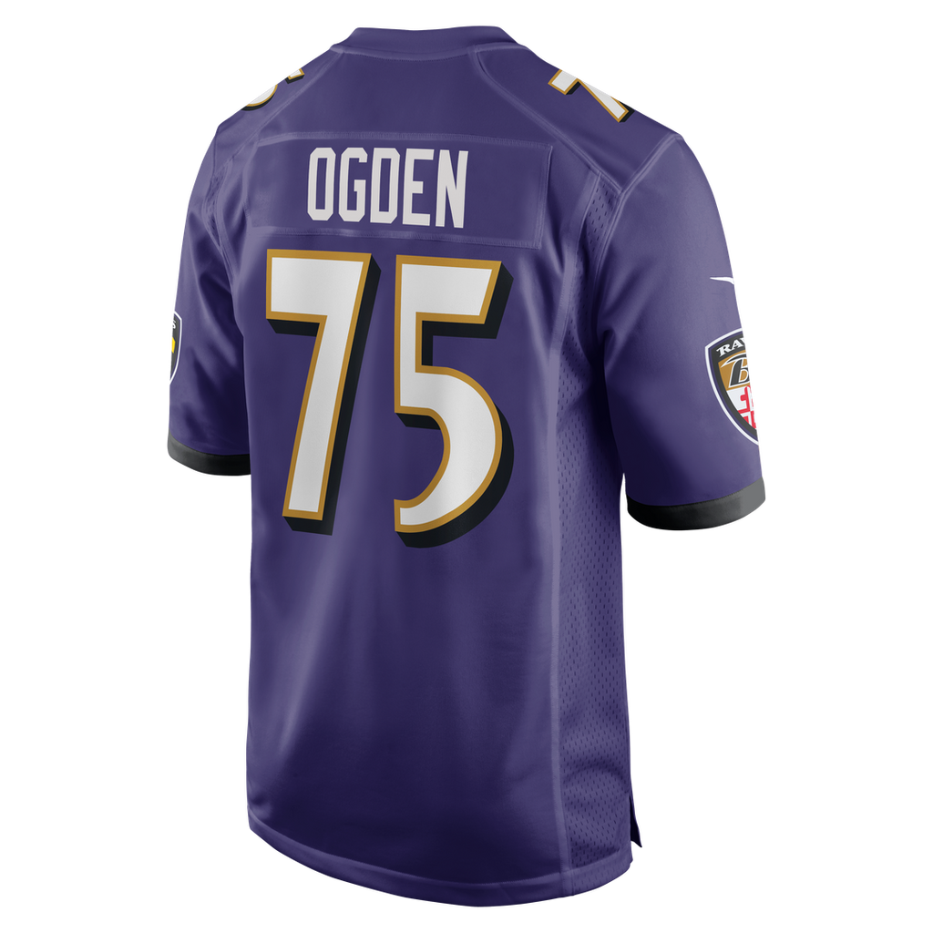 Baltimore Ravens Jonathan Ogden Purple Game Retired Player Jersey