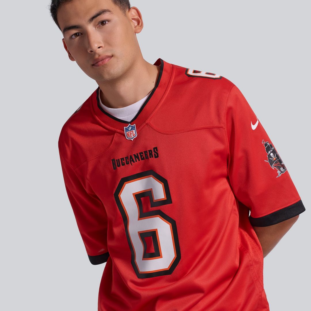 Tampa Bay Buccaneers Baker Mayfield Red Team Game Jersey