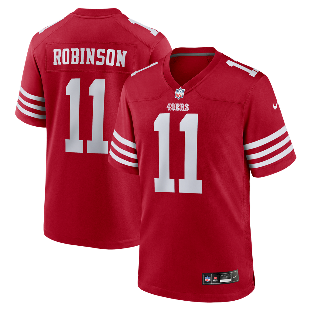 San Francisco 49ers Demarcus Robinson Scarlet Team Game Jersey