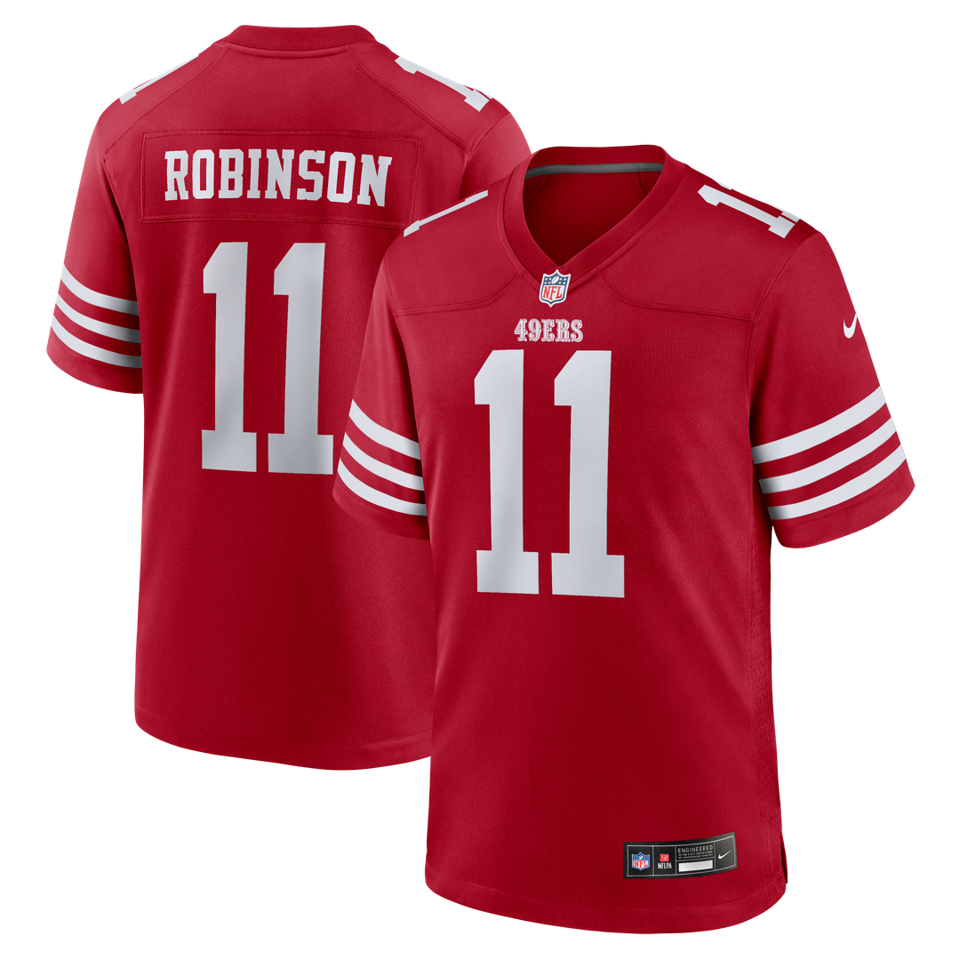 San Francisco 49ers Demarcus Robinson Scarlet Team Game Jersey