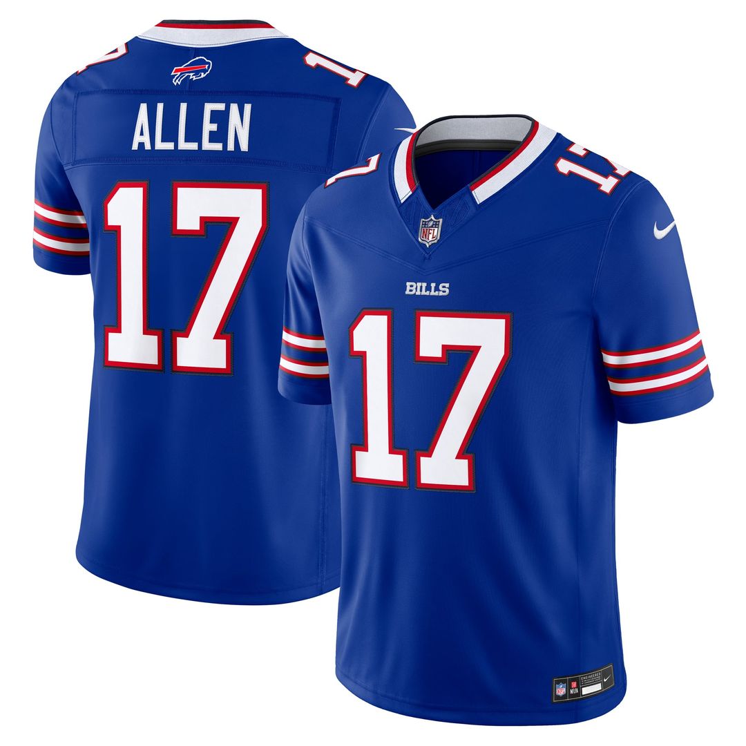 Buffalo Bills Josh Allen Red Alternate Vapor F.U.S.E. Stitched Limited Jersey