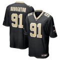 New Orleans Saints Vernon Broughton Black Team Game Jersey