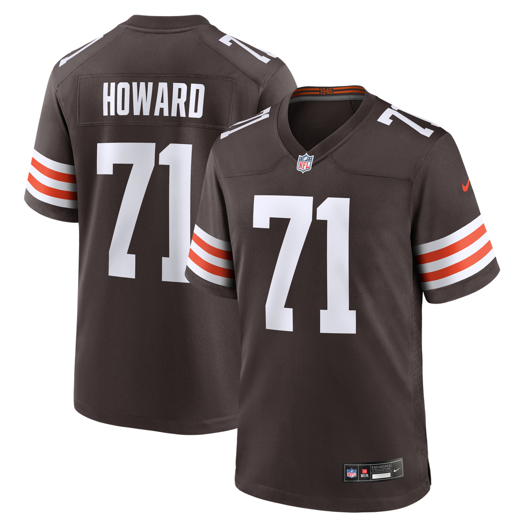 Cleveland Browns Tytus Howard Brown Team Game Jersey