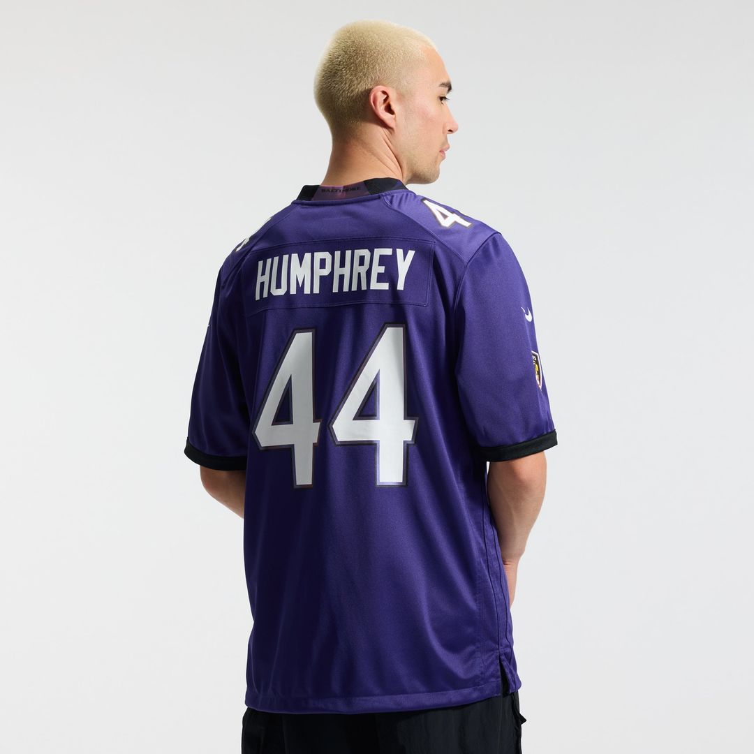 Baltimore Ravens Marlon Humphrey Purple Team Game Jersey