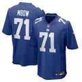 New York Giants Marcus Mbow Royal Team Game Jersey