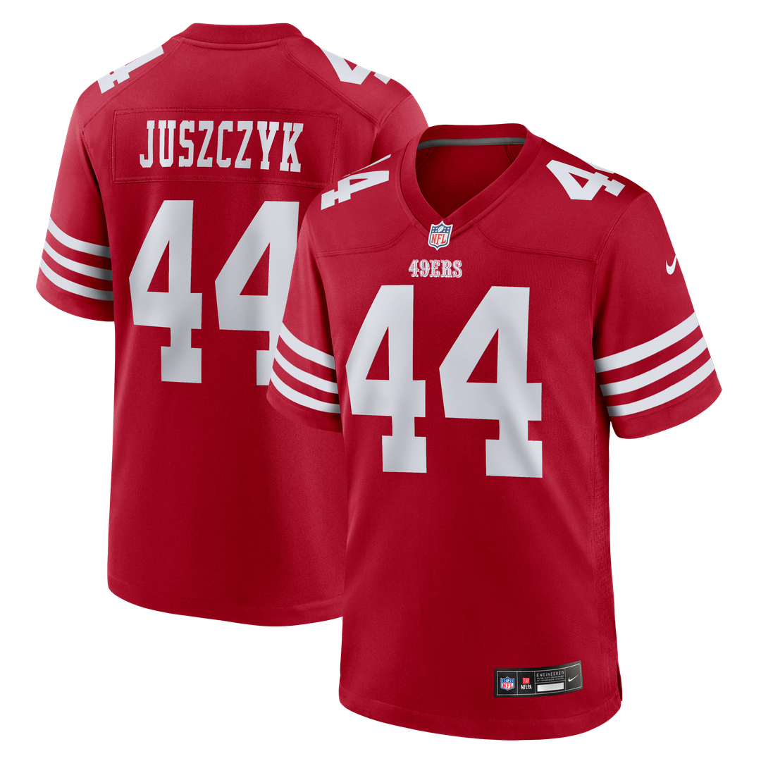 San Francisco 49ers Kyle Juszczyk Scarlet Player Game Jersey