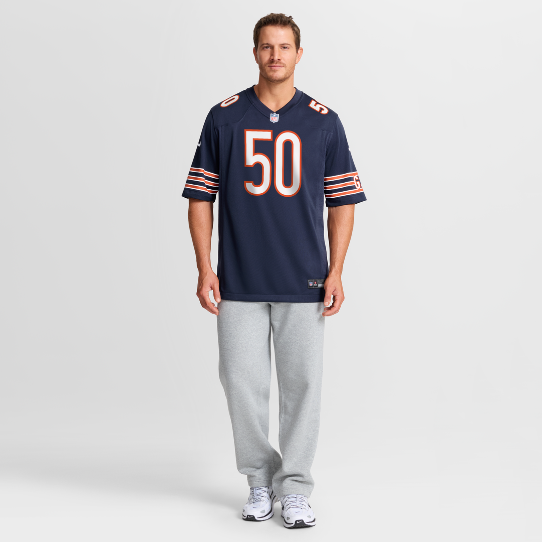 Chicago Bears Grady Jarrett Navy Team Game Jersey