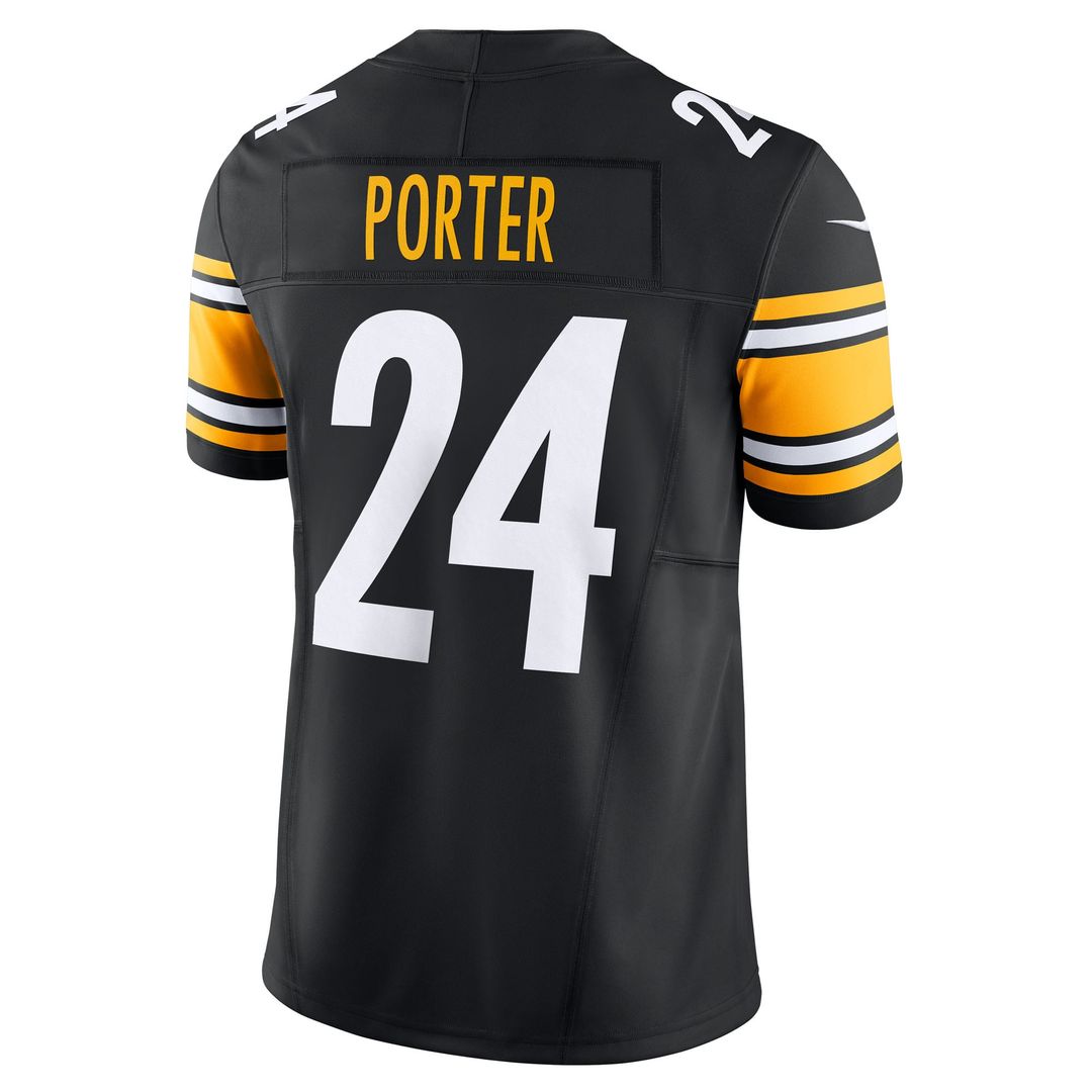 Pittsburgh Steelers Joey Porter Jr. Gold Alternate 1933 Throwback Vapor F.U.S.E. Limited Jersey