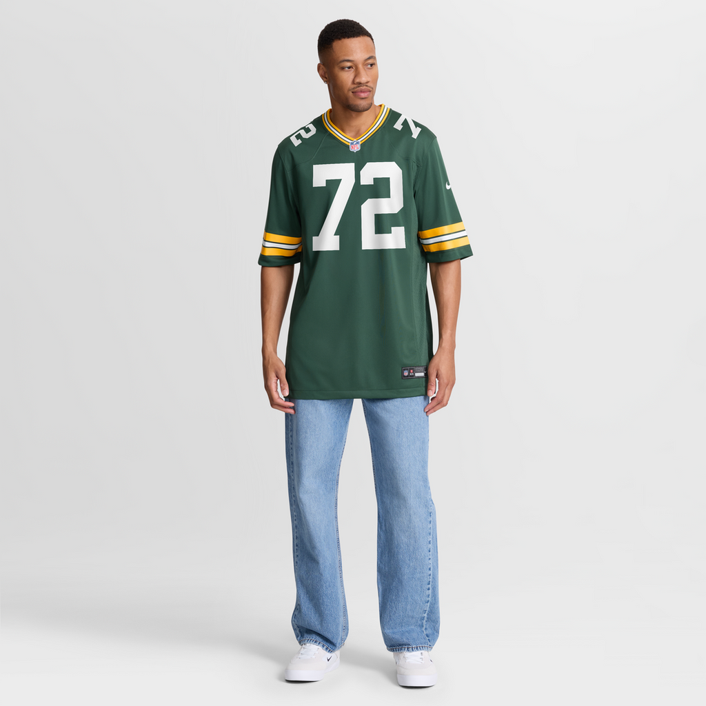 Green Bay Packers Brant Banks Green Team Game Jersey