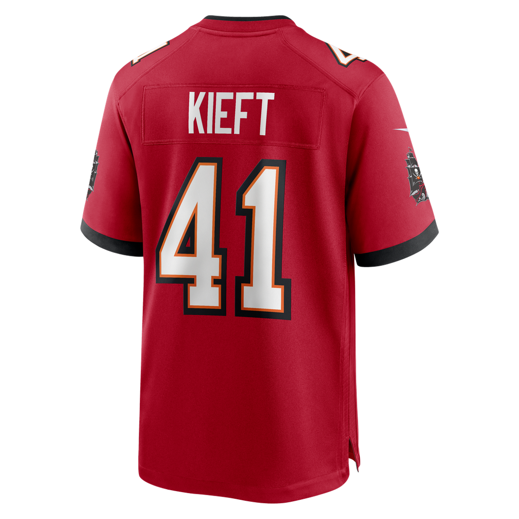 Tampa Bay Buccaneers Ko Kieft Red Game Player Jersey