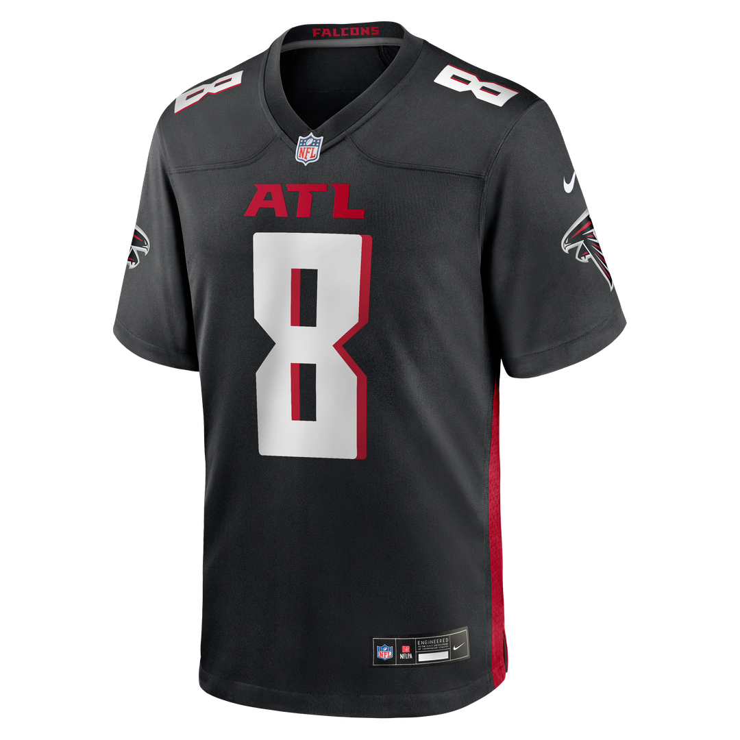 Atlanta Falcons Kyle Pitts Sr. Black Team Game Jersey