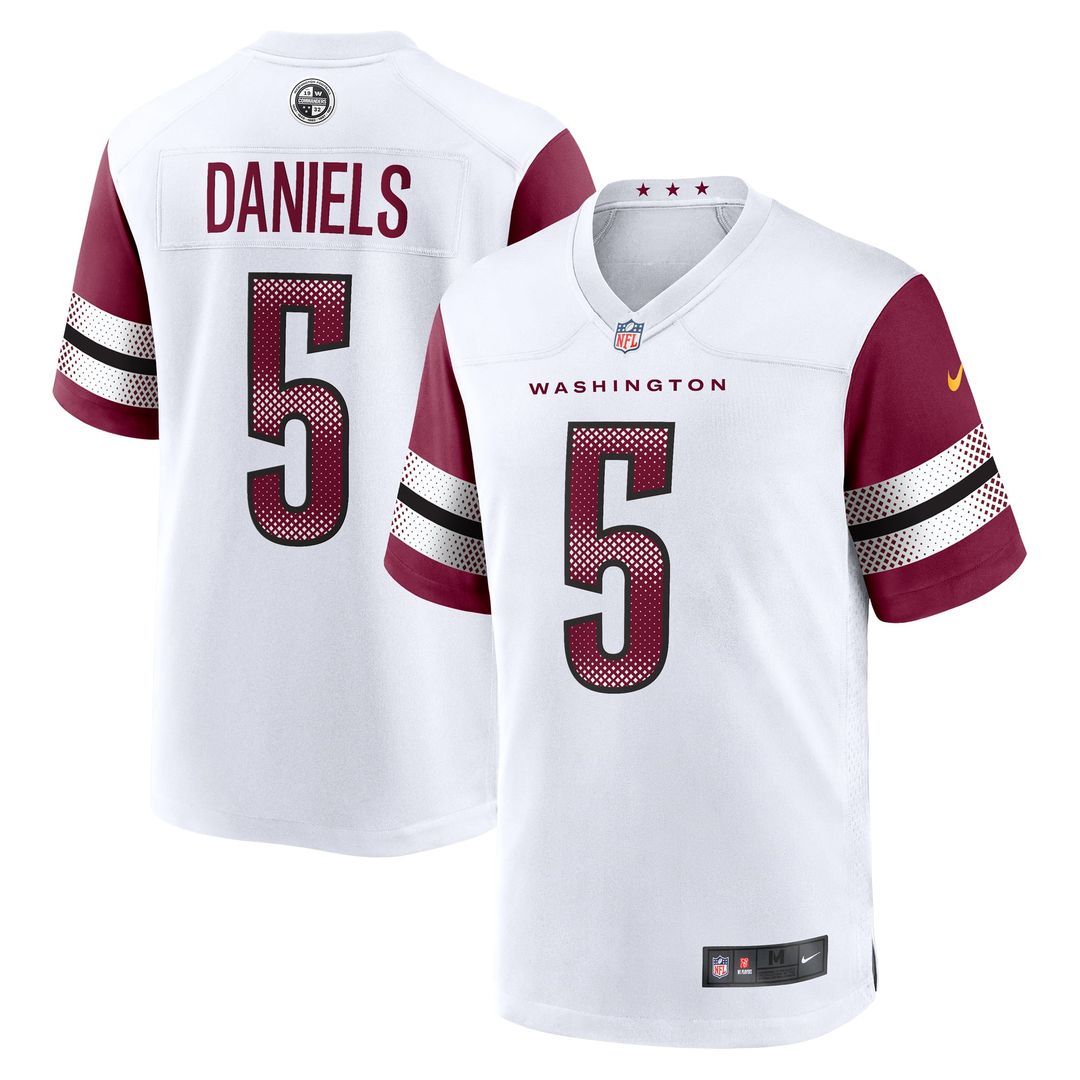 Washington Commanders Jayden Daniels Black Alternate Game Player Jersey