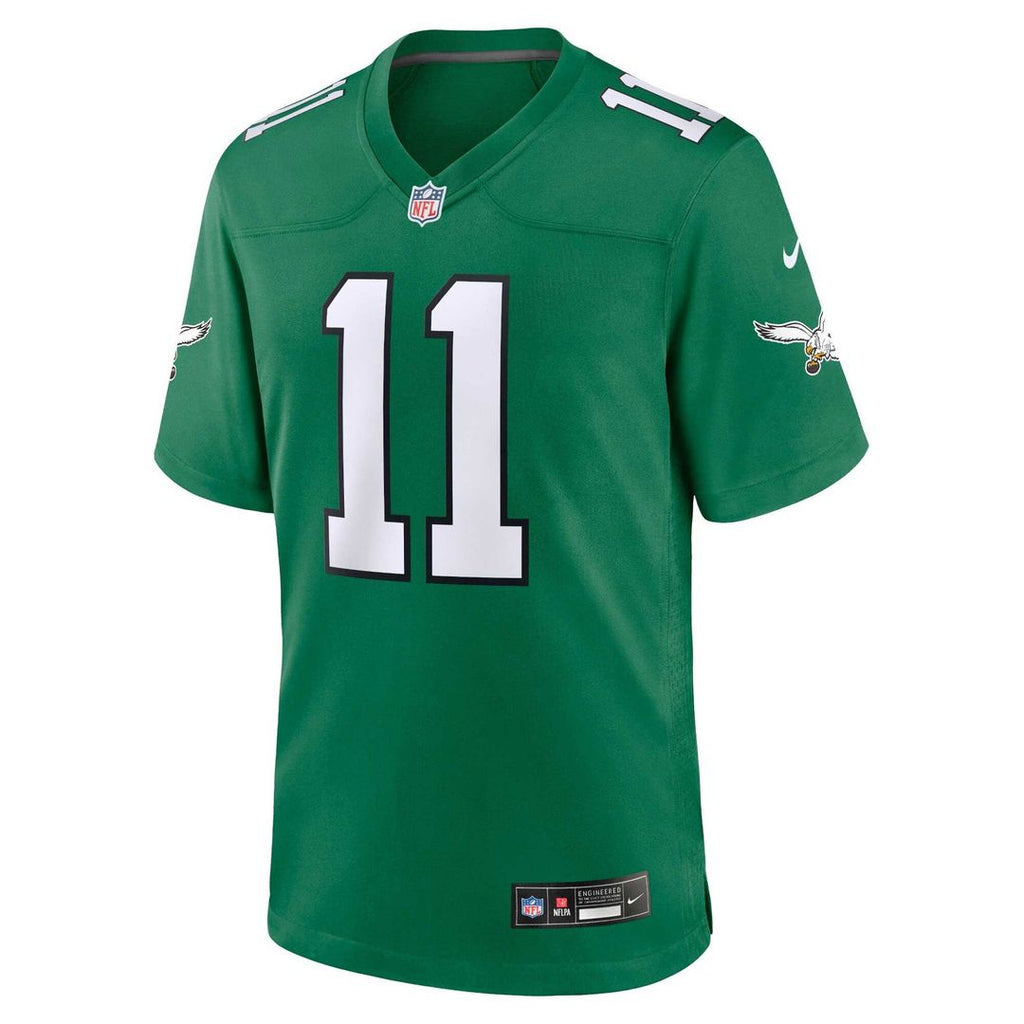 Philadelphia Eagles A.J. Brown Midnight Green Team Game Jersey