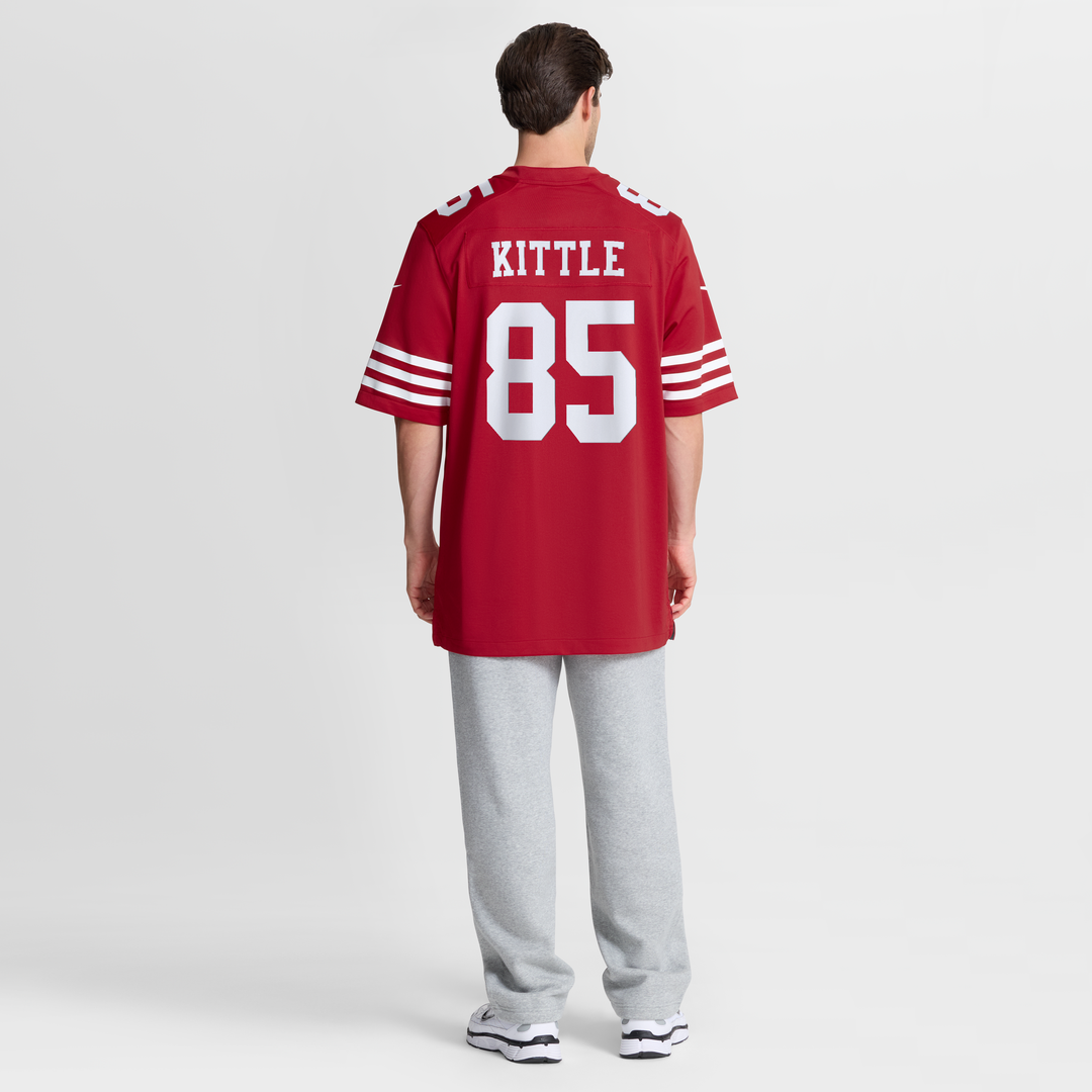 San Francisco 49ers George Kittle White 80th Anniversary Game Jersey