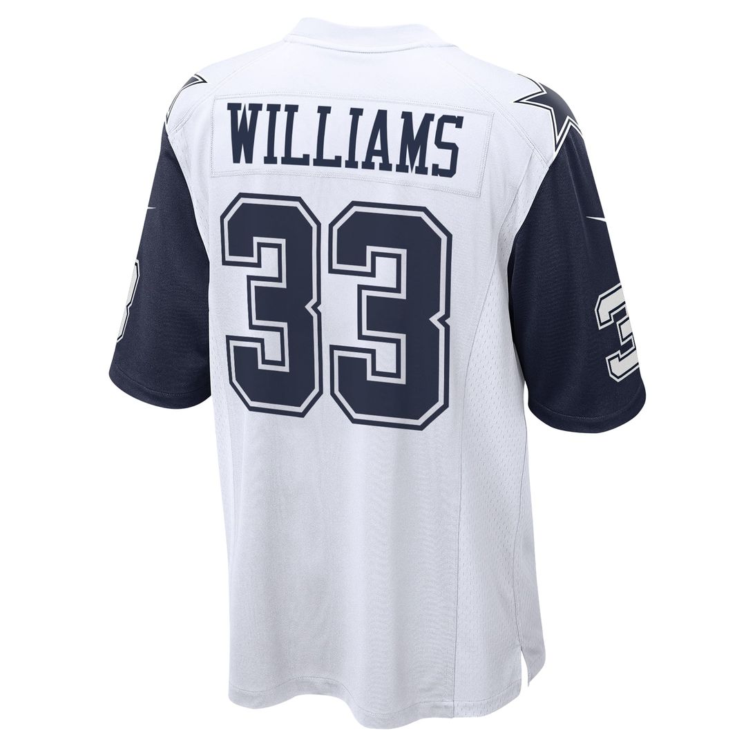 Dallas Cowboys Javonte Williams White Alternate Game Jersey