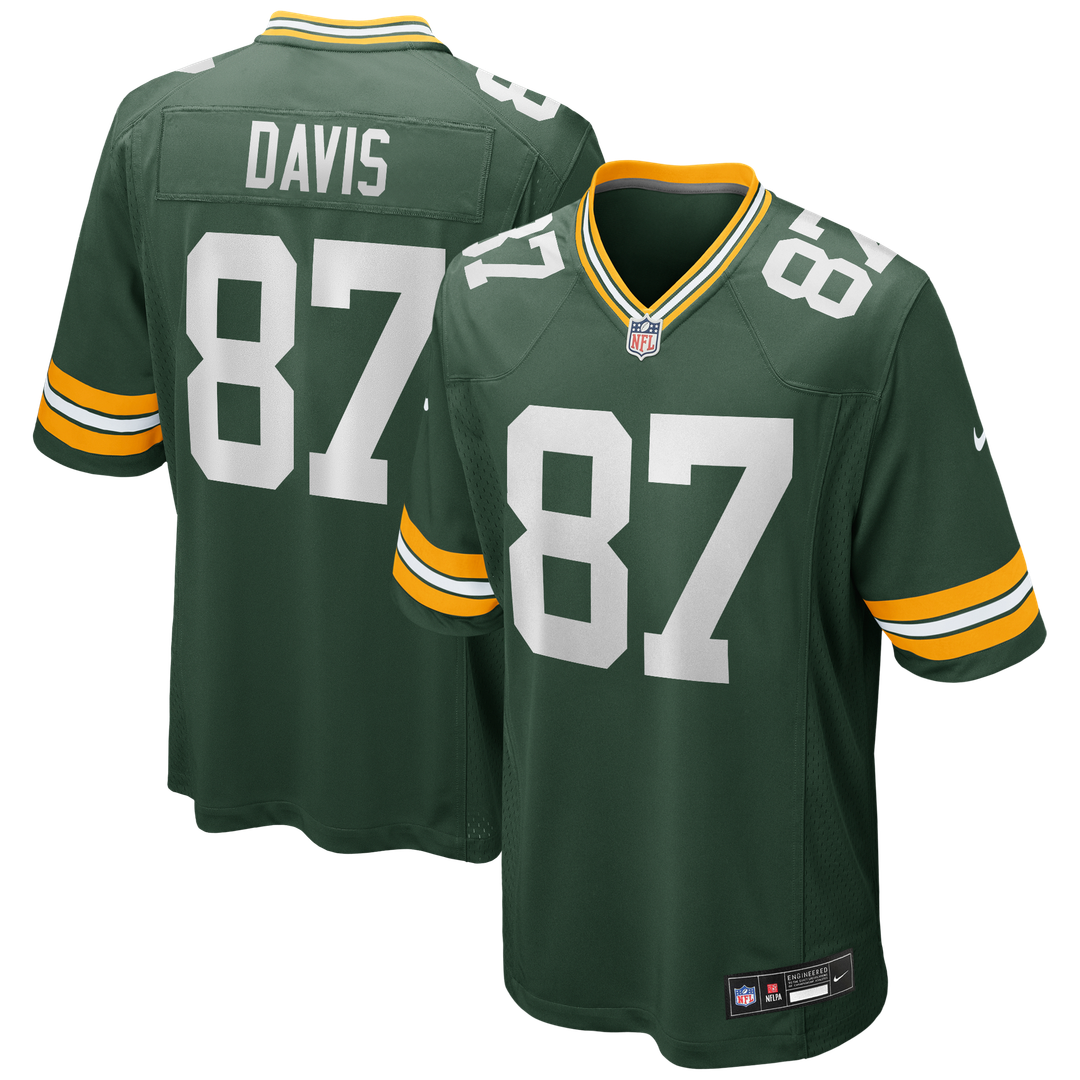 Green Bay Packers Willie Davis Green Game Retired Player Jersey