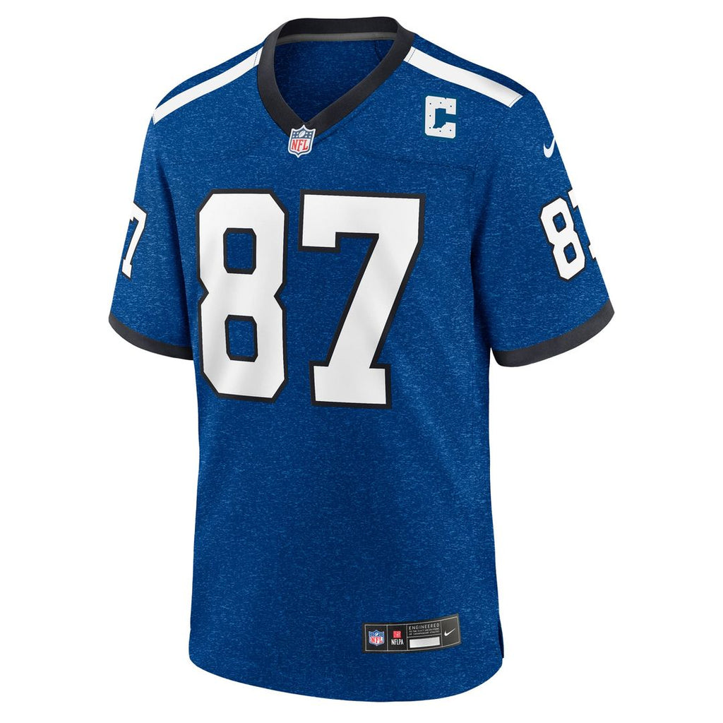 Indianapolis Colts Reggie Wayne Royal Retired Player Game Jersey
