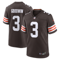 Cleveland Browns Marquise Goodwin Brown Team Game Jersey
