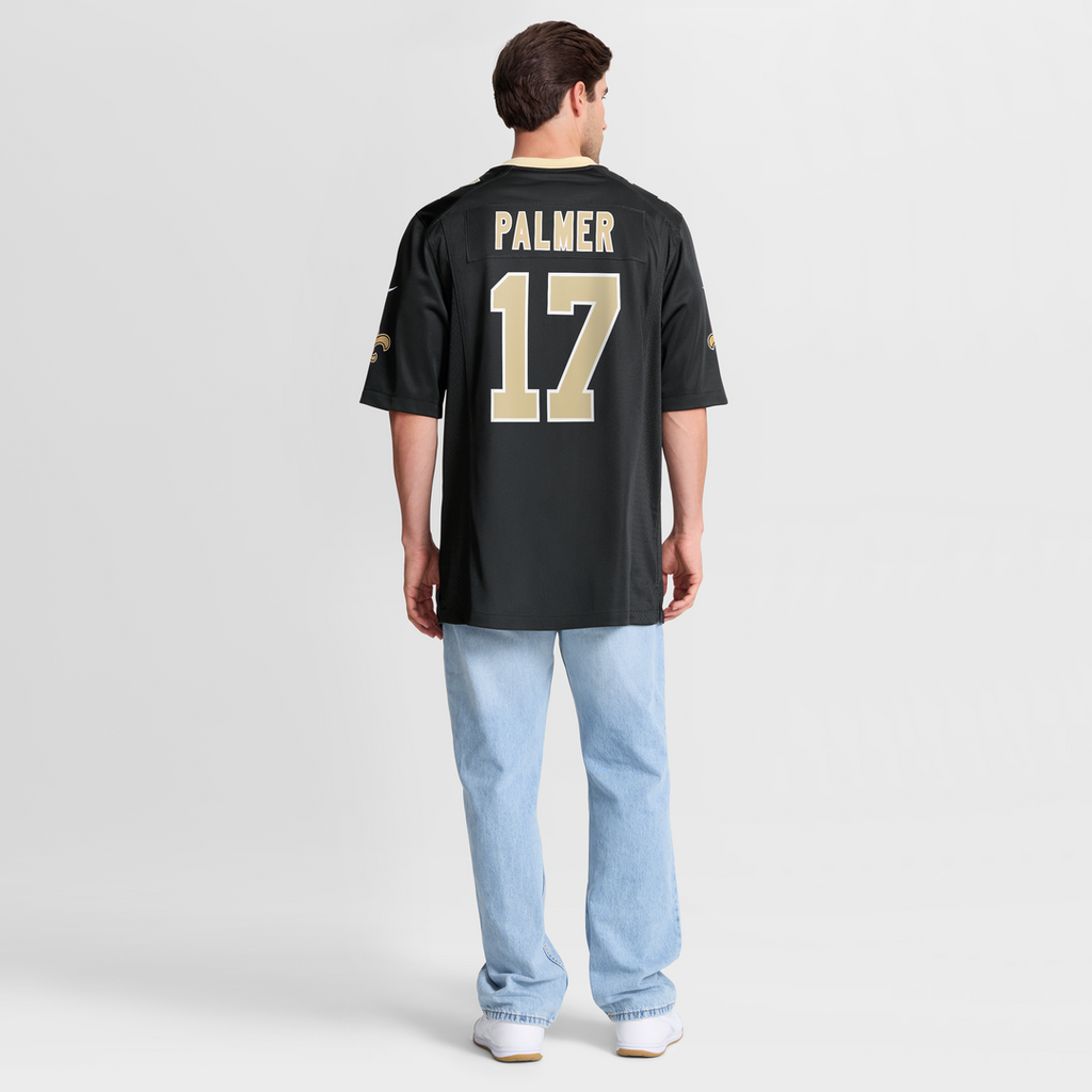 New Orleans Saints Trey Palmer Black Team Game Jersey