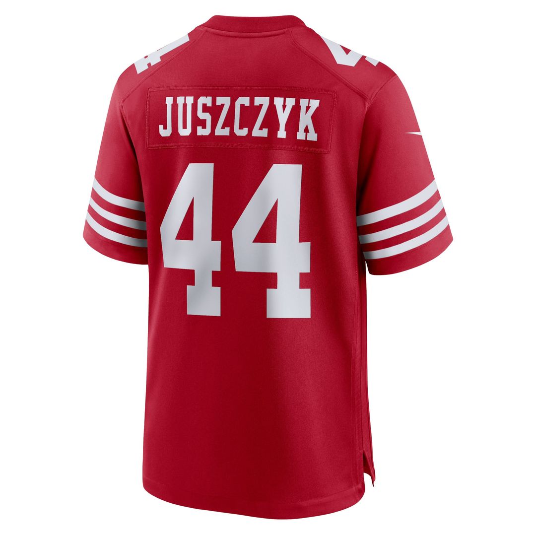 San Francisco 49ers Kyle Juszczyk Scarlet Player Game Jersey