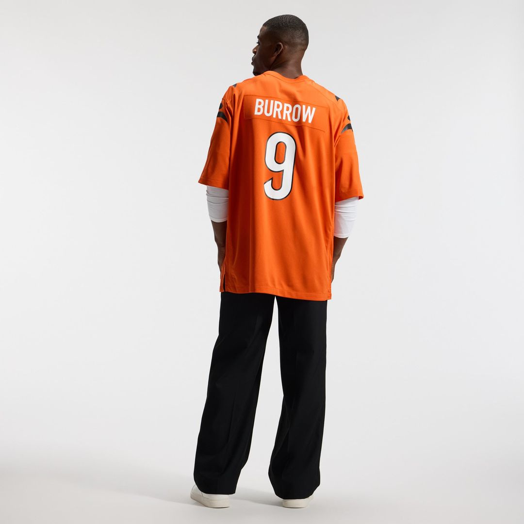 Cincinnati Bengals Joe Burrow White Game Jersey