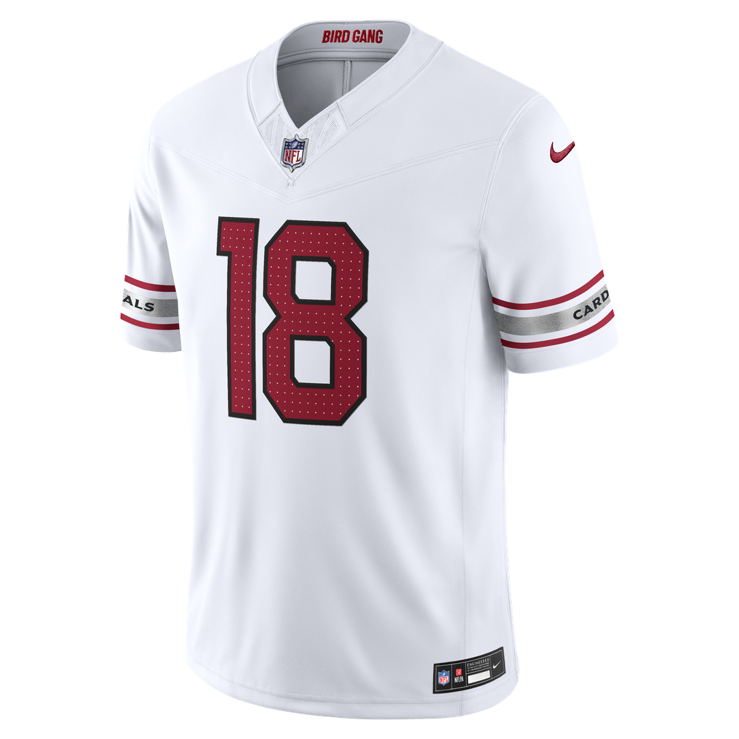 Arizona Cardinals Marvin Harrison Jr. Cardinal Team Vapor F.U.S.E. Stitched Limited Jersey