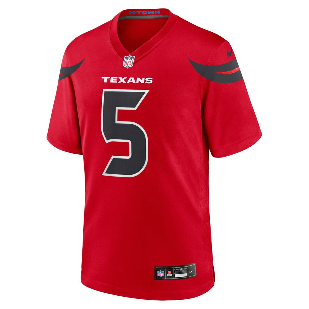Houston Texans Jalen Pitre Navy Game Jersey