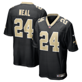 New Orleans Saints Devin Neal Black Team Game Jersey