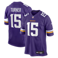 Minnesota Vikings Dallas Turner Purple Player Game Jersey