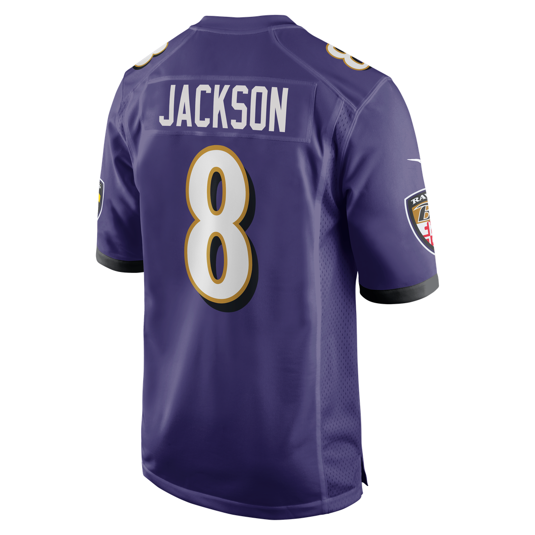 Baltimore Ravens Lamar Jackson Purple Game Jersey