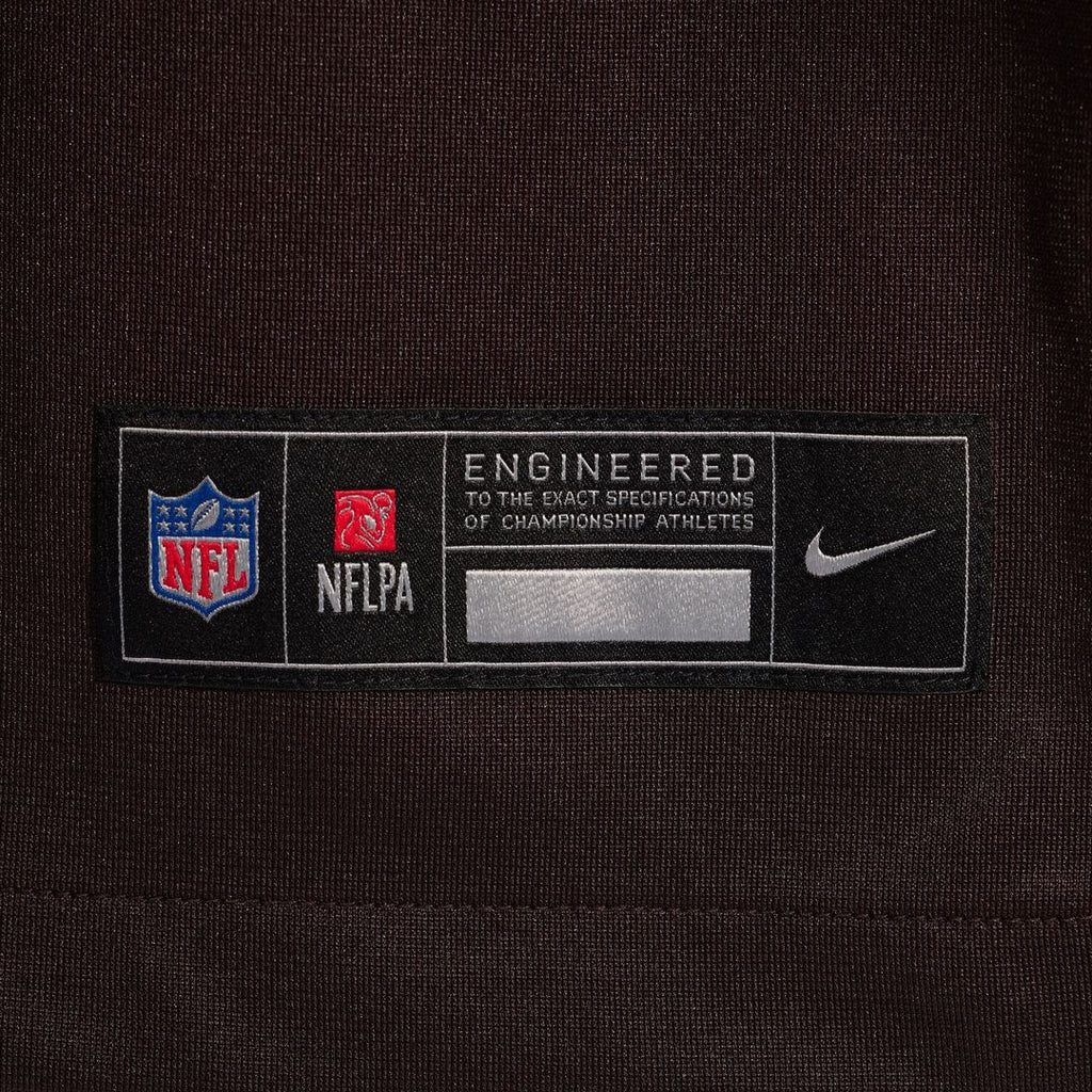 Cleveland Browns Number 1 Groom Brown Game Jersey