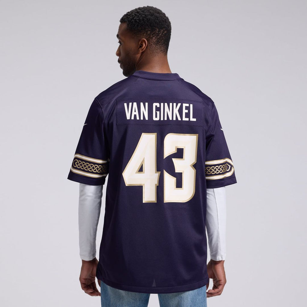 Minnesota Vikings Andrew Van Ginkel Purple 2026 Rivalries Collection Game Jersey