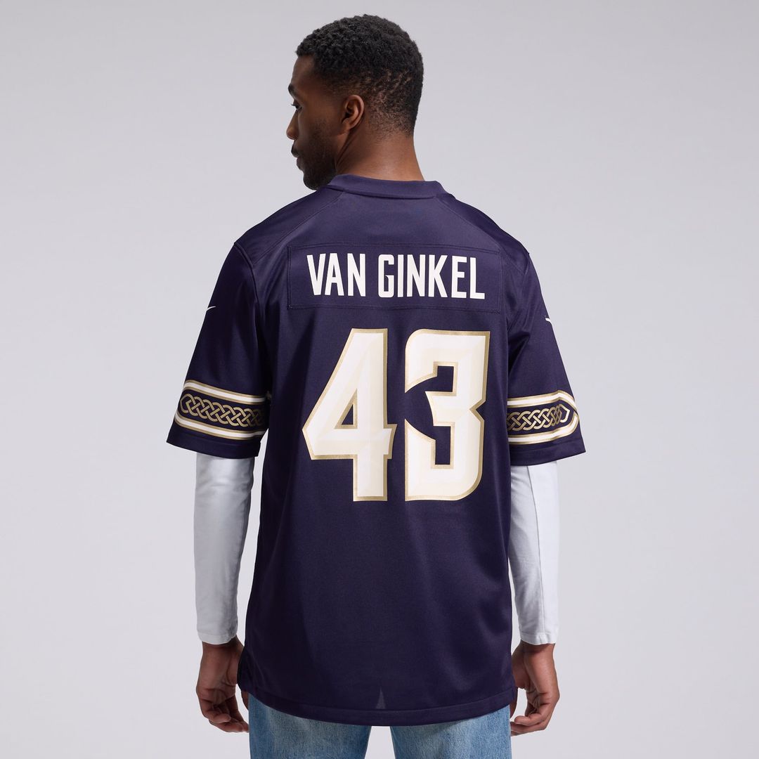 Minnesota Vikings Andrew Van Ginkel Purple 2026 Rivalries Collection Game Jersey