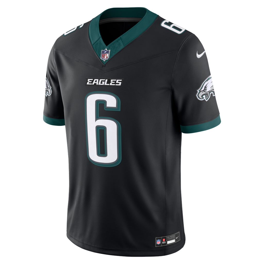 Philadelphia Eagles DeVonta Smith Kelly Green Alternate Vapor F.U.S.E. Stitched Limited Jersey