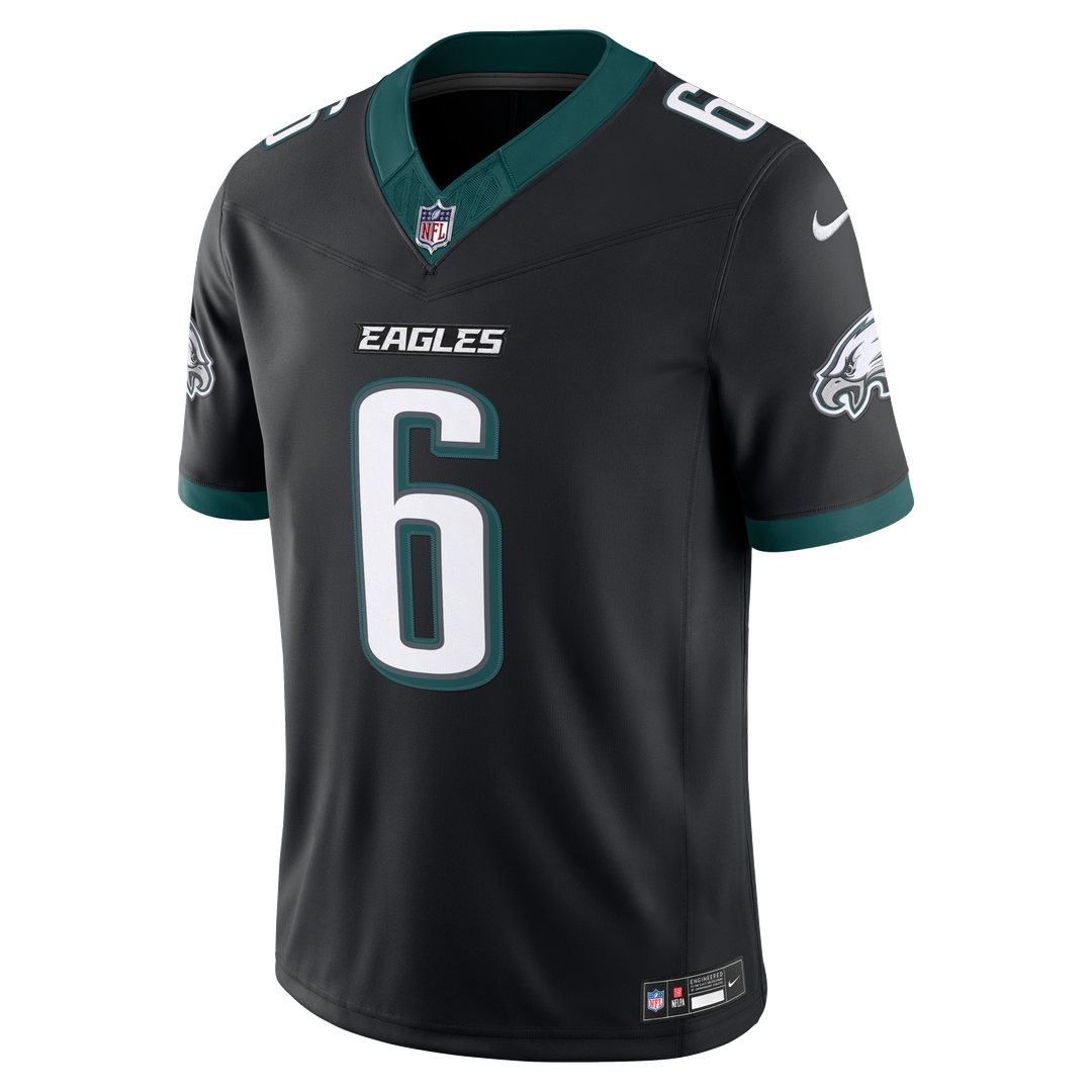Philadelphia Eagles DeVonta Smith Kelly Green Alternate Vapor F.U.S.E. Stitched Limited Jersey