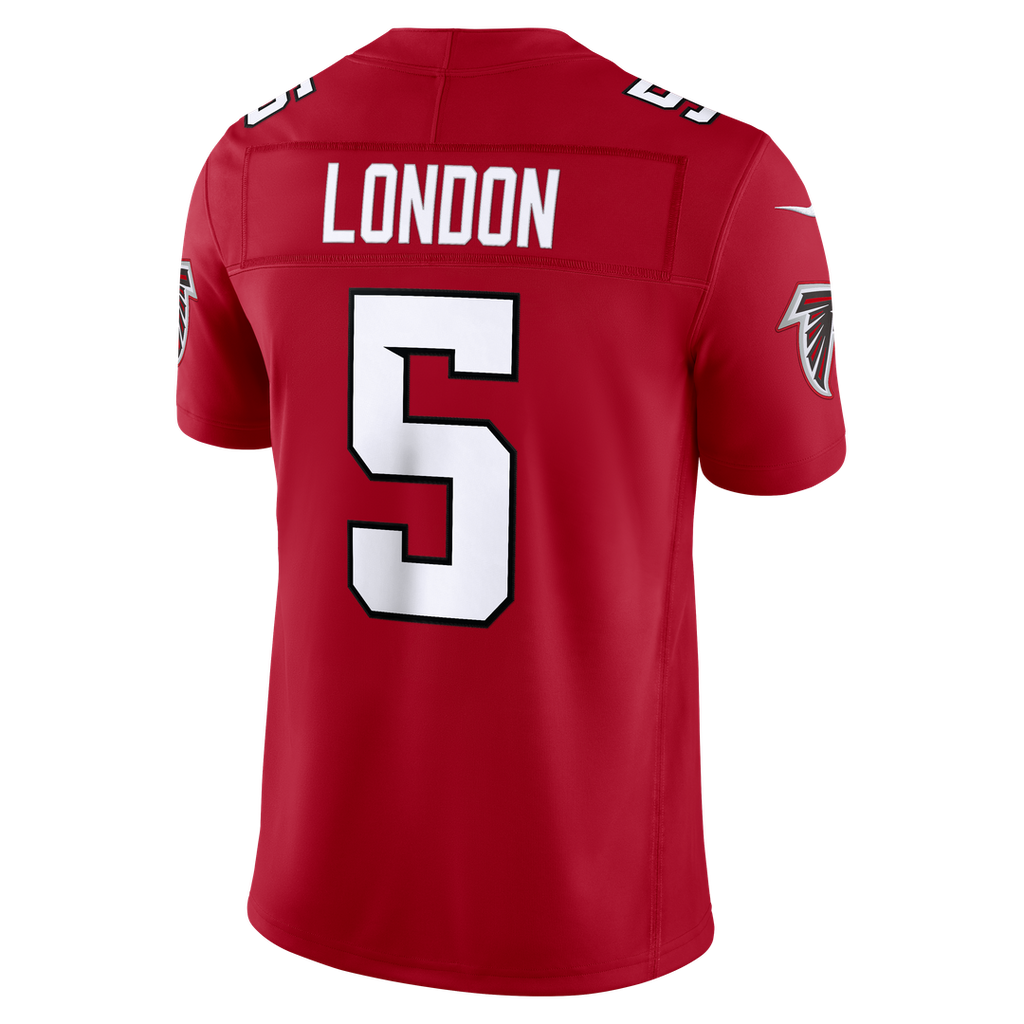 Atlanta Falcons Drake London Red Team Vapor F.U.S.E. Stitched Limited Jersey
