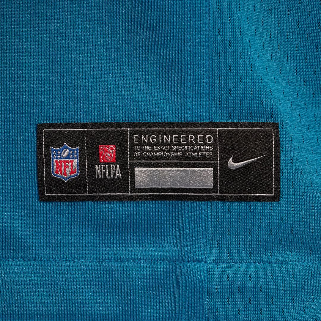 Jacksonville Jaguars Number 1 Groom Teal Game Jersey