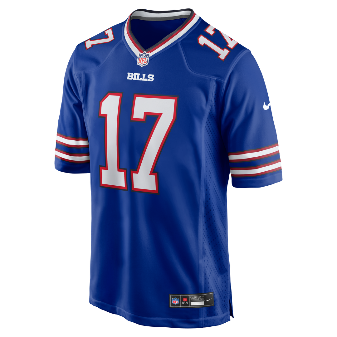 Buffalo Bills Josh Allen Royal Team Game Player Jersey