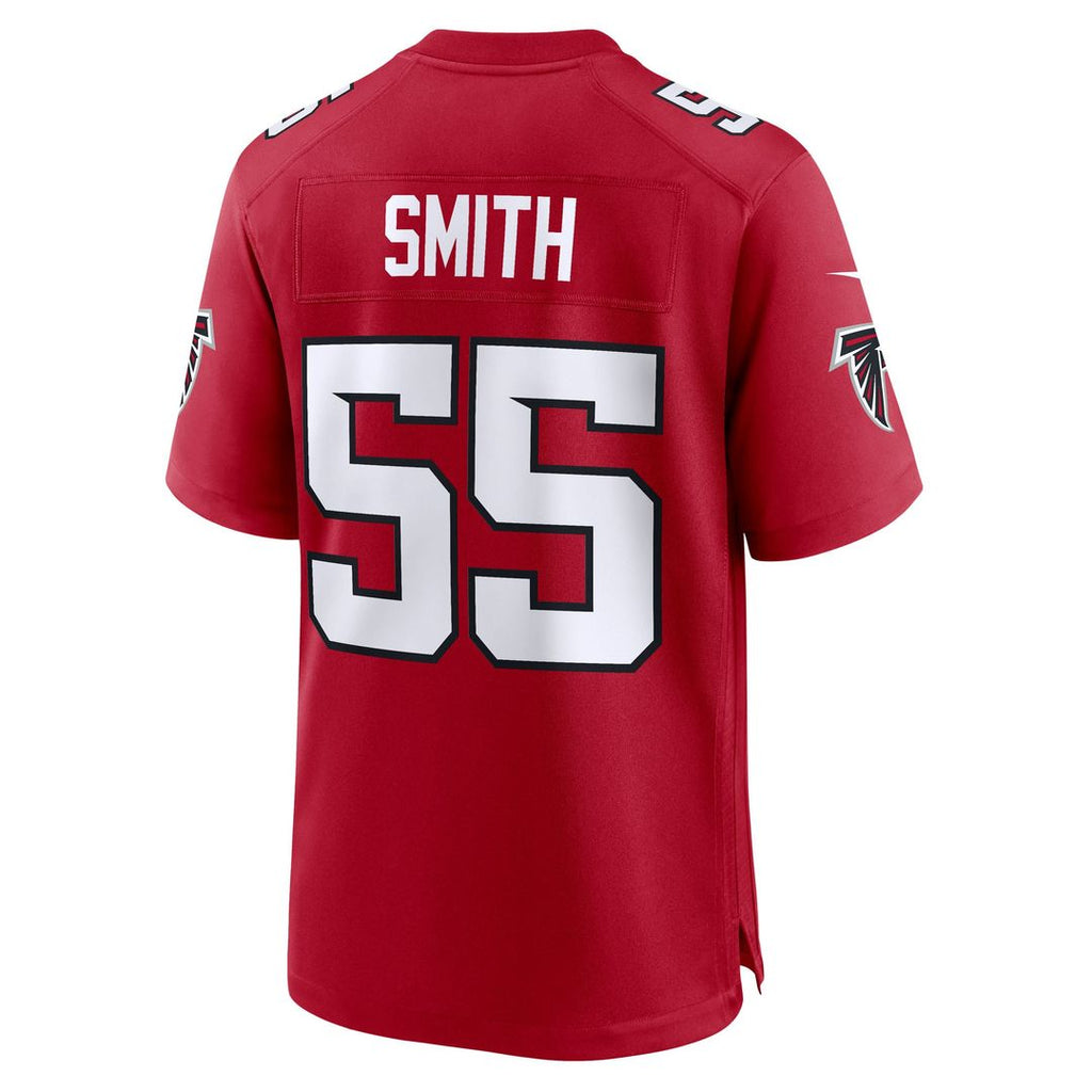 Atlanta Falcons Za'Darius Smith Red Team Game Jersey