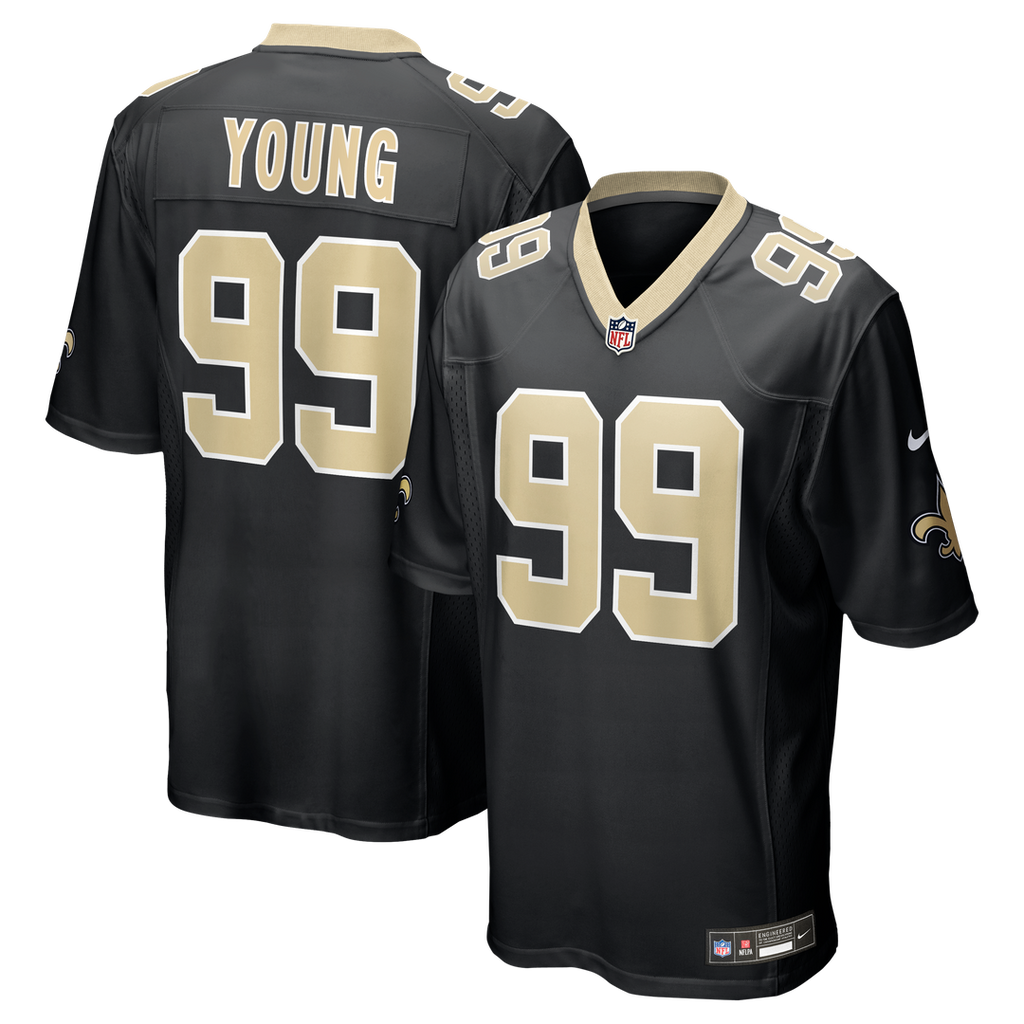 New Orleans Saints Chase Young Black Game Jersey