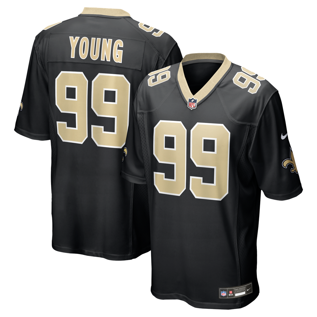 New Orleans Saints Chase Young Black Game Jersey