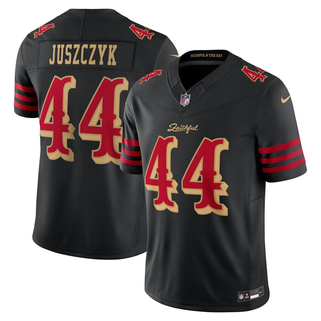 San Francisco 49ers Kyle Juszczyk Black Rivalries Collection Stitched Limited Jersey