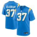 Los Angeles Chargers Jordan Oladokun Powder Blue Team Game Jersey