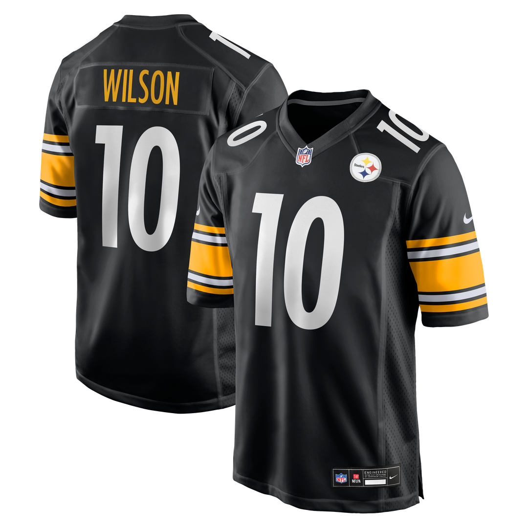 Pittsburgh Steelers Roman Wilson Black Game Player Jersey