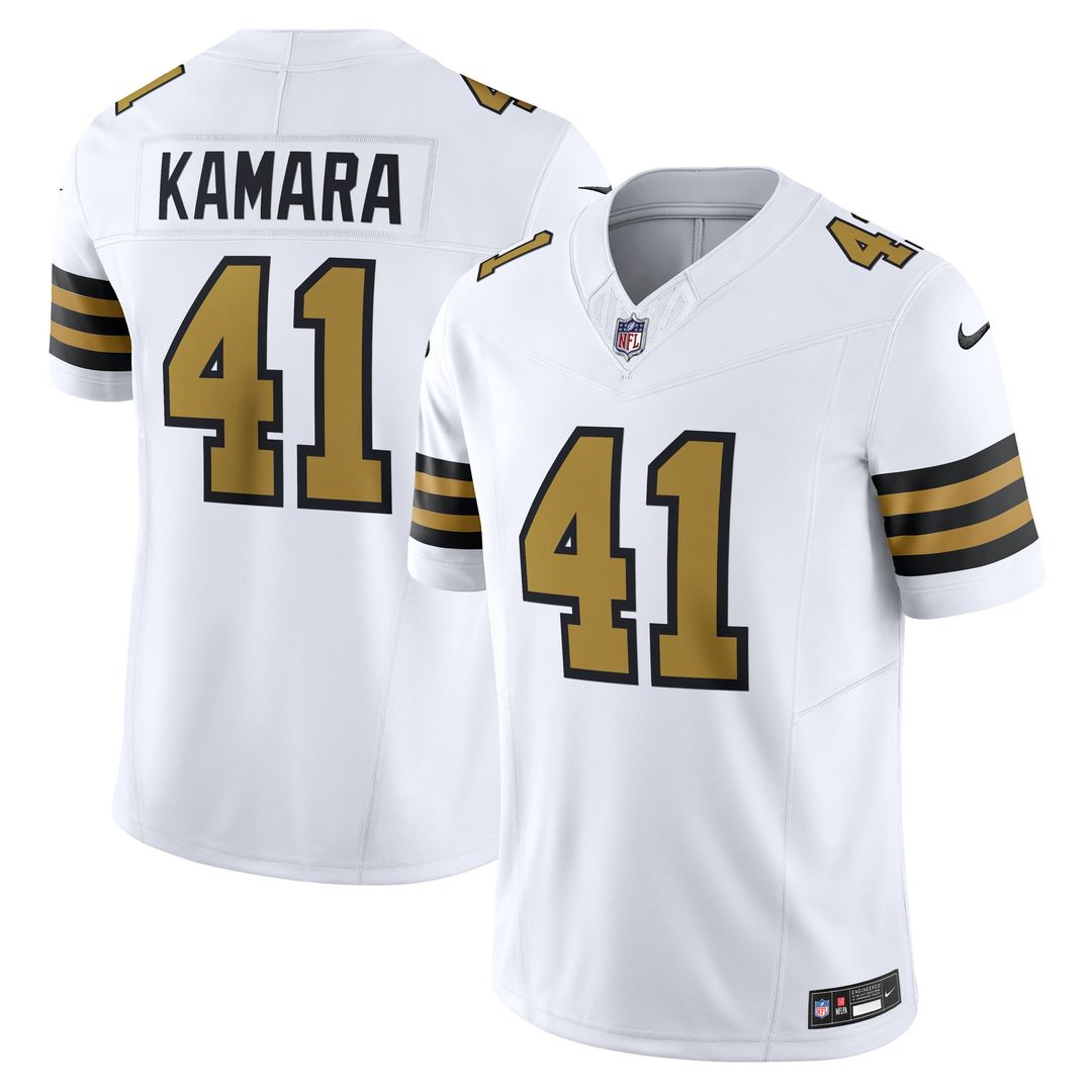 New Orleans Saints Alvin Kamara Black Vapor F.U.S.E. Limited Jersey