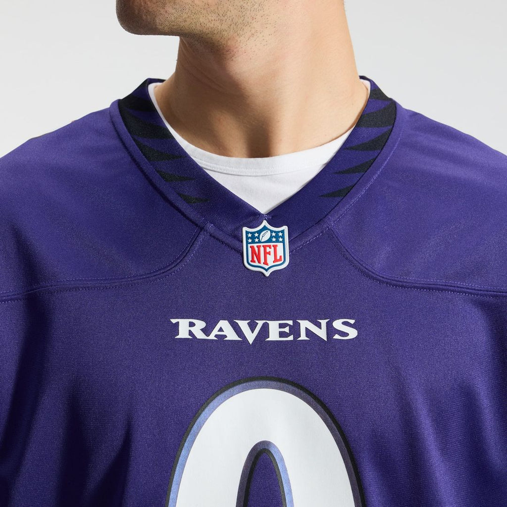 Baltimore Ravens Roquan Smith Purple Team Game Jersey