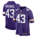 Minnesota Vikings Andrew Van Ginkel Purple Team Game Jersey